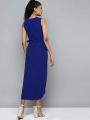 Women's Summer Wrap V-Neck Midi Dress