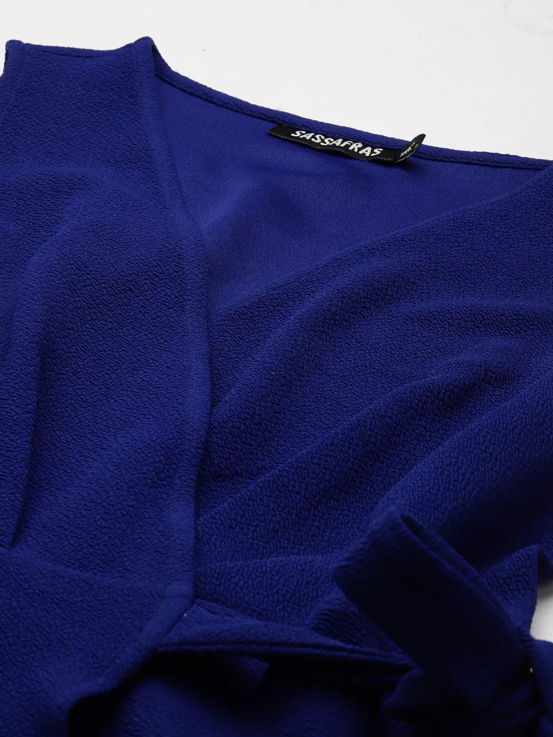 Summer Wrap V-Neck Midi Dress | Women's Party Wear Lehenga Look