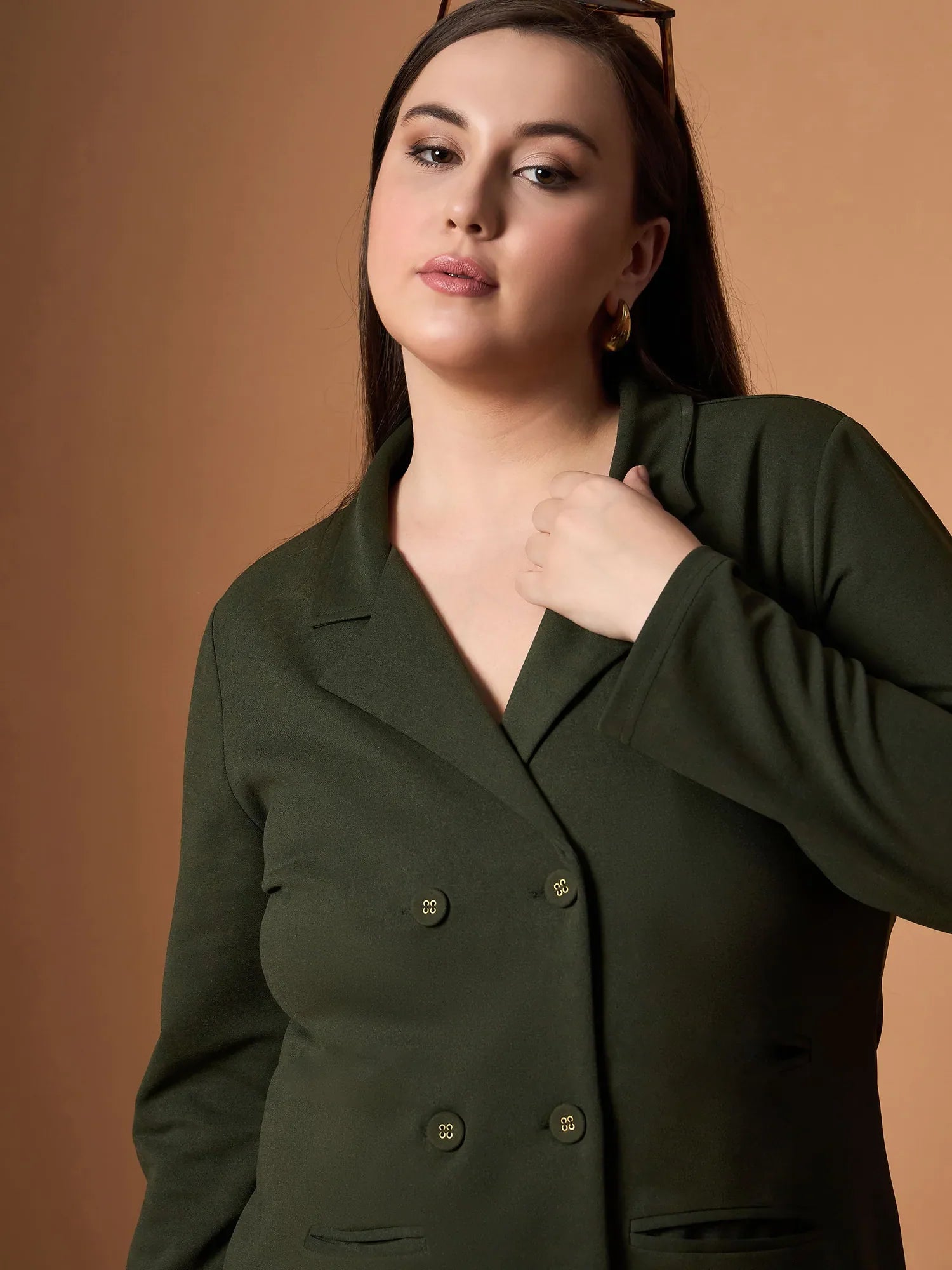 Olive Short Blazer Dress - Stylish & Trendy Women's Fashion