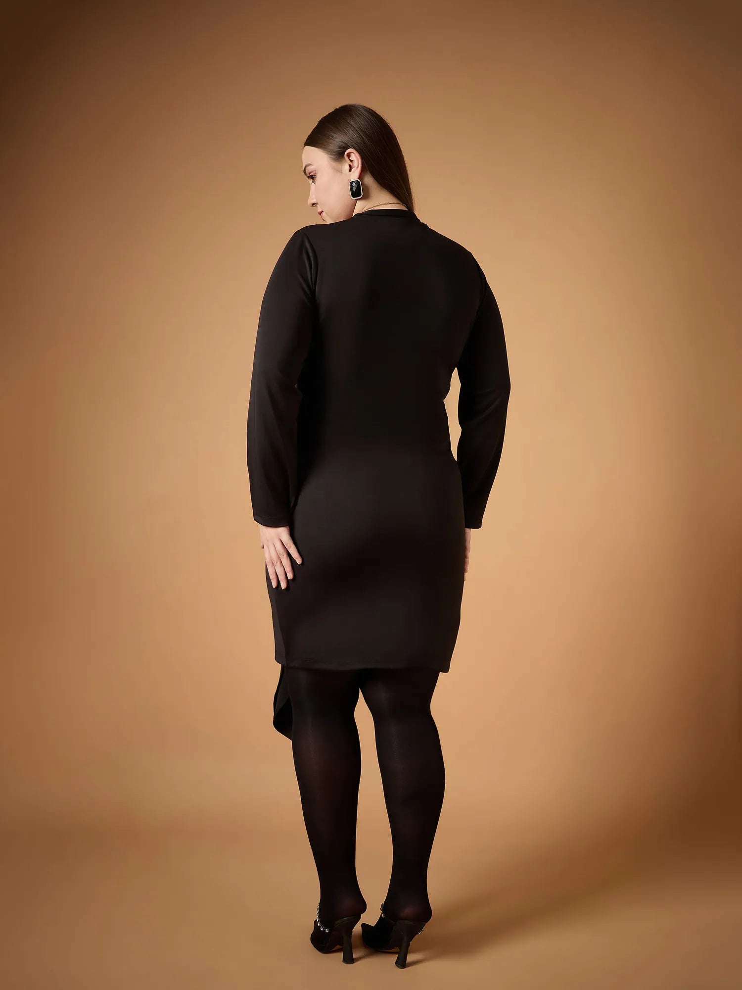 Black Knot Detail Dress | Stylish Women's Western Clothing