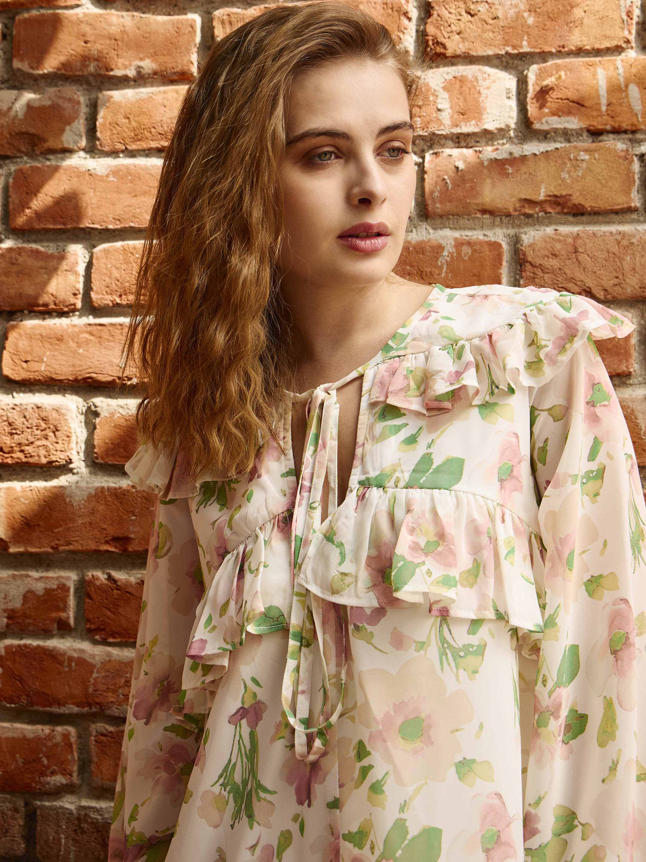 Women White Floral A-Line Short Dress-SFDRSS12994