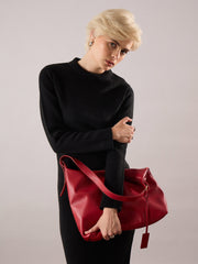 Women Black Acrylic Wool High Neck Midi Dress-SFDRSS13379