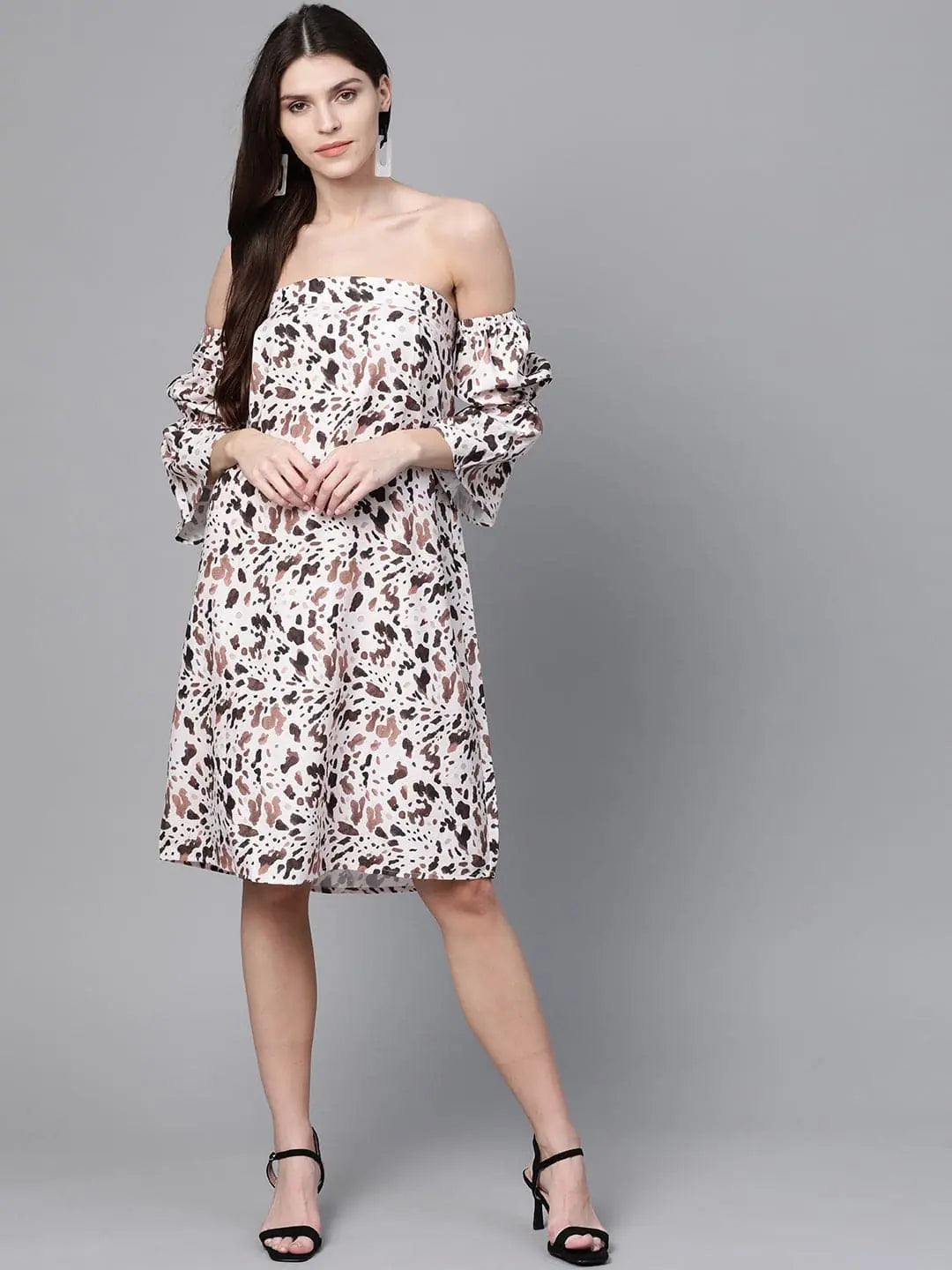 Leopard Bardot Shift Dress | Women's Western Clothing Online