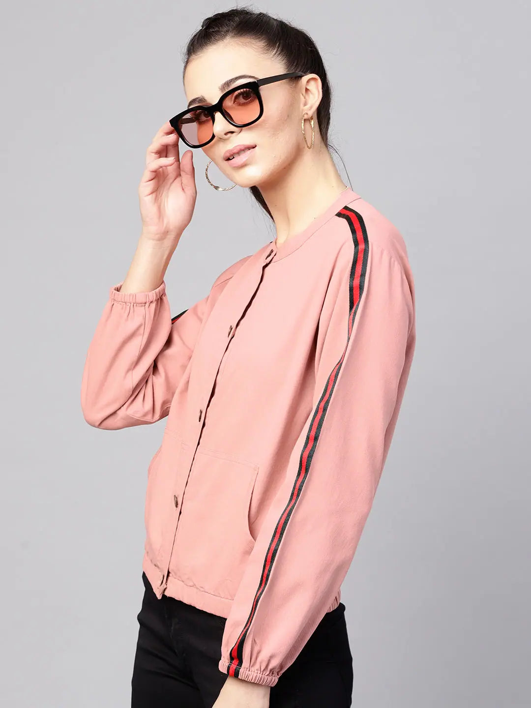 Pink Denim Jacket - Women's Fashion Jackets and Outerwear