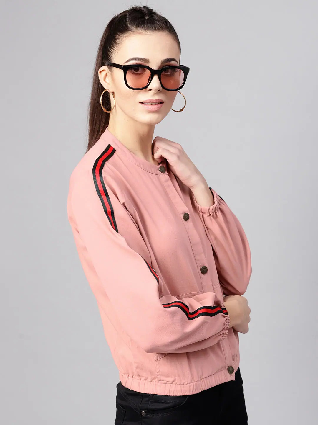 Pink Denim Jacket - Women's Fashion Jackets and Outerwear