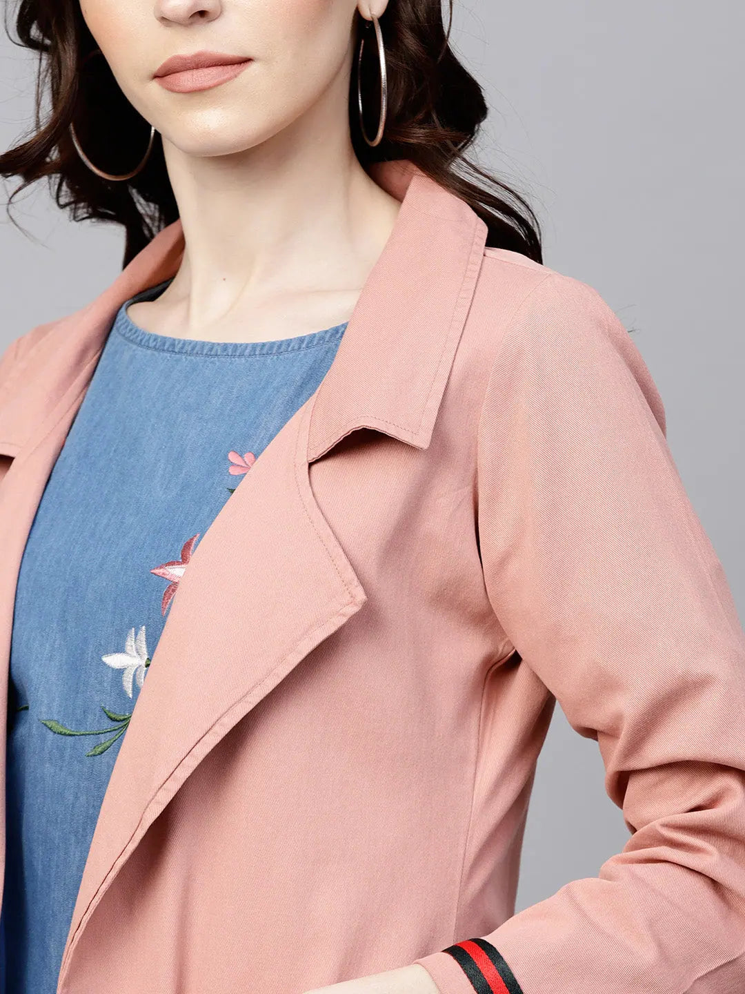 Pink Denim Jacket - Trendy Women's Outerwear & Fashion Jackets