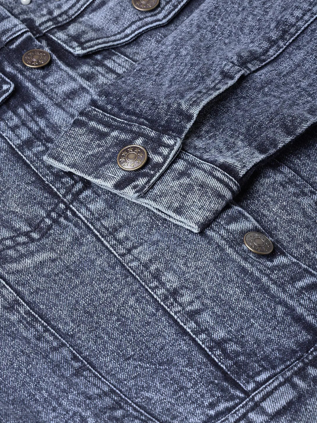 Blue Pearl Studded Jacket - Trendy Women's Outerwear Online