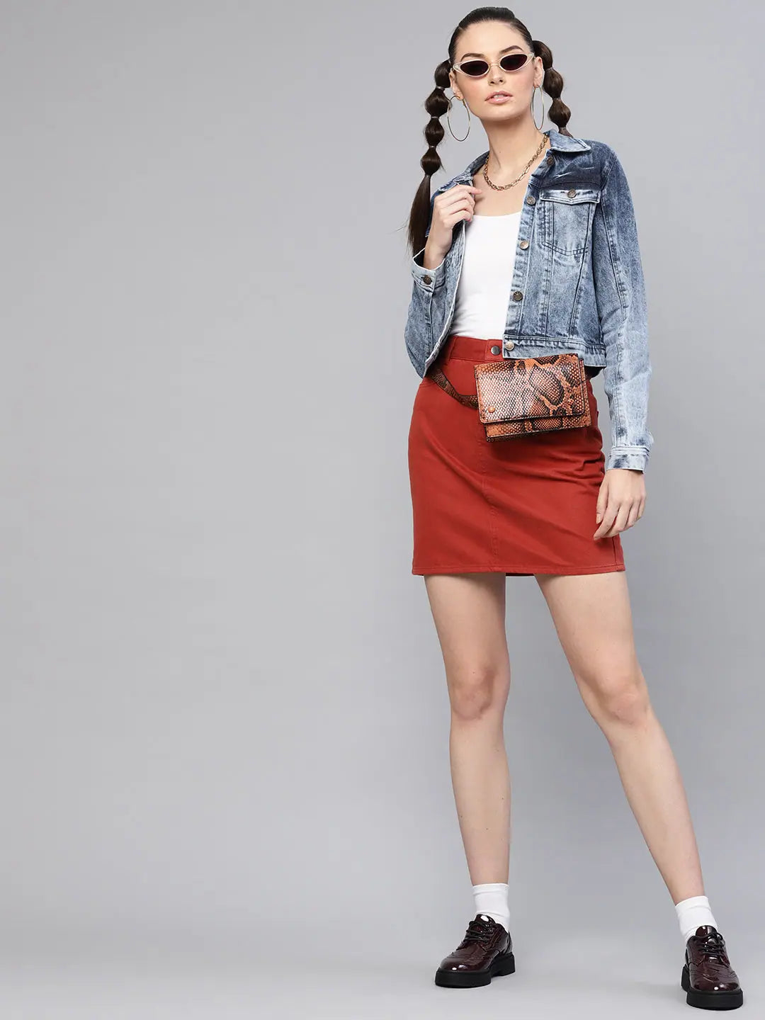 Women's Blue Denim Jacket - Trendy Women's Fashion Jackets