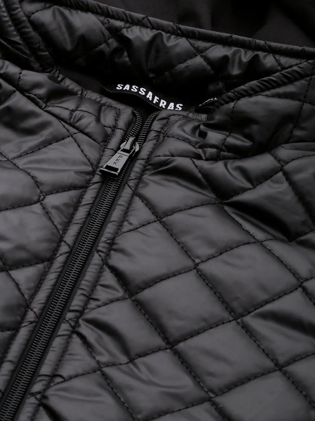 Black Quilted Puffer Jacket | Stylish Women's Winter Coat