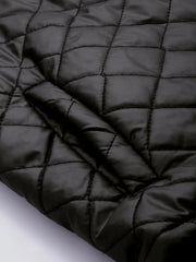 Women Solid Black Full Sleeve Jacket