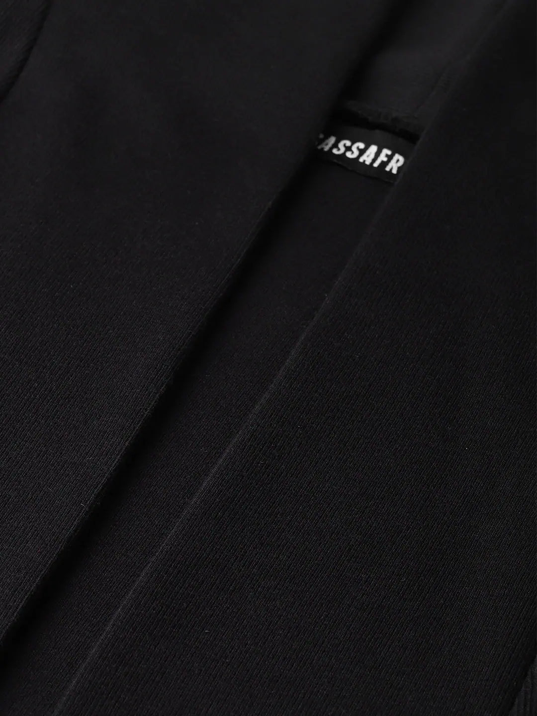 Black Ribbed Longline Shrug | Trendy Women's Fashion Jackets