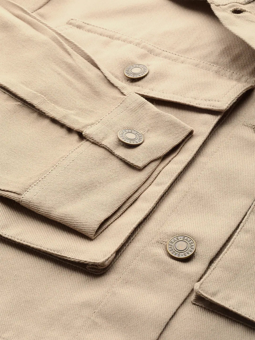Beige Denim Jacket - Women's Fashion Jackets and Outerwear