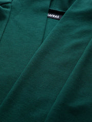 Women Solid Green Full Sleeve Jacket