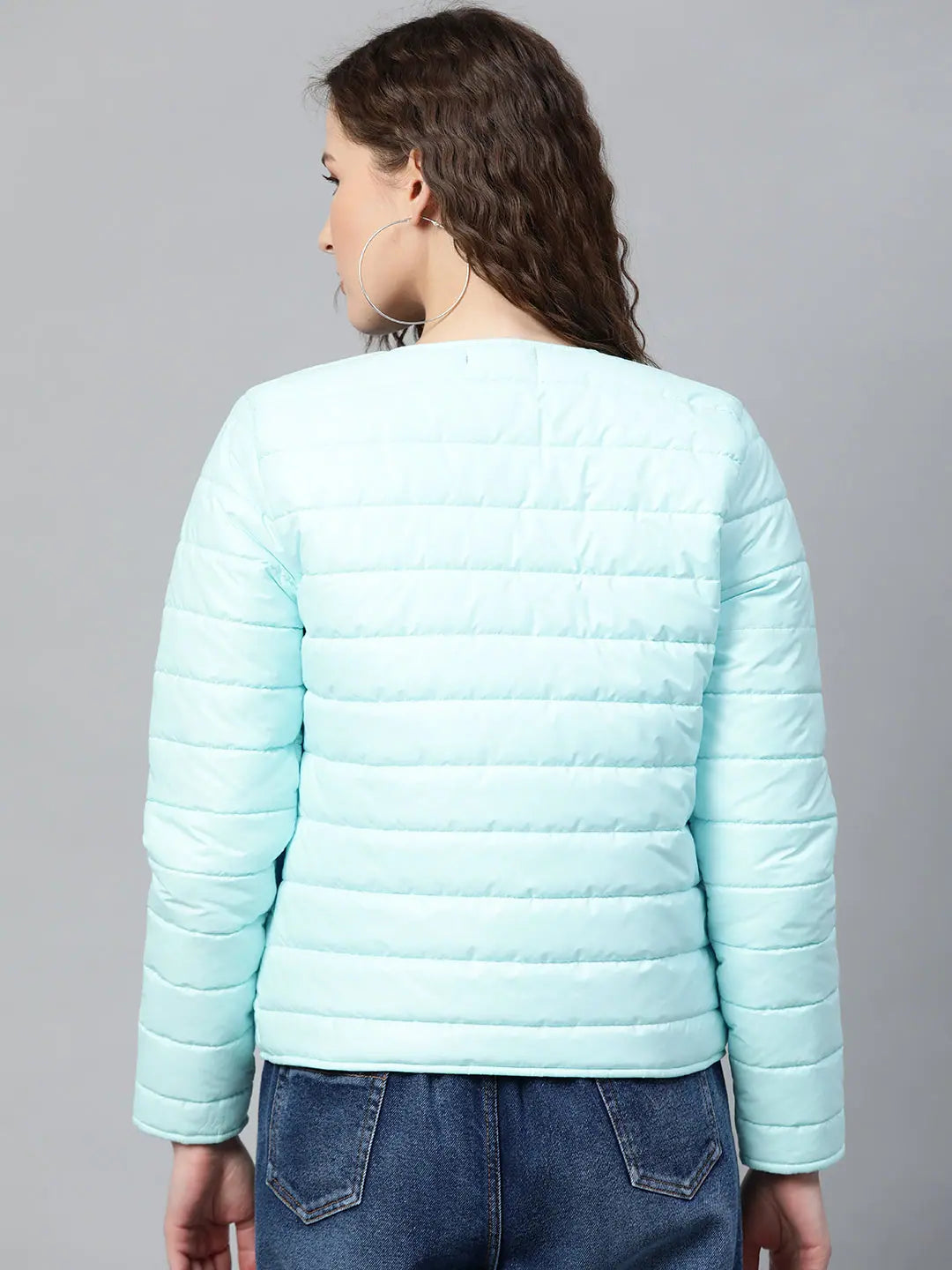 Blue Quilted Jacket - Stylish Women's Outerwear and Jackets