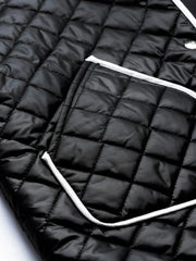 Women Solid Black Full Sleeve Jacket
