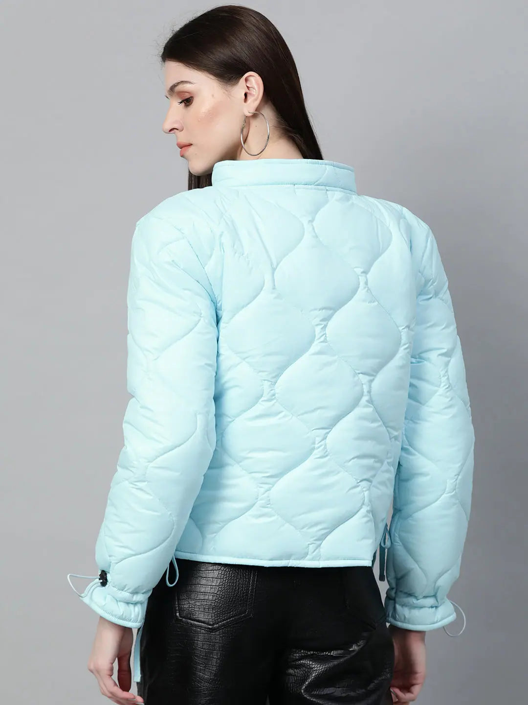 Blue Women's Winter Coats - Stylish Puffer Jacket | Outerwear
