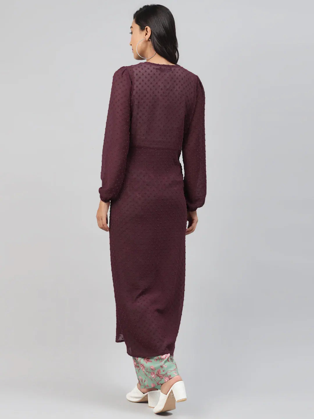 Burgundy Shrug - Women's Jackets, Trendy Women's Outerwear