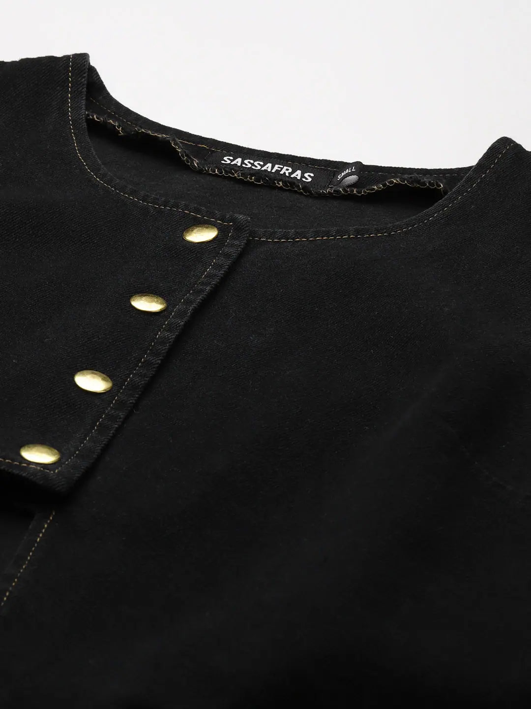 Black Sleeveless Denim Jacket - Trendy Women's Fashion Jackets