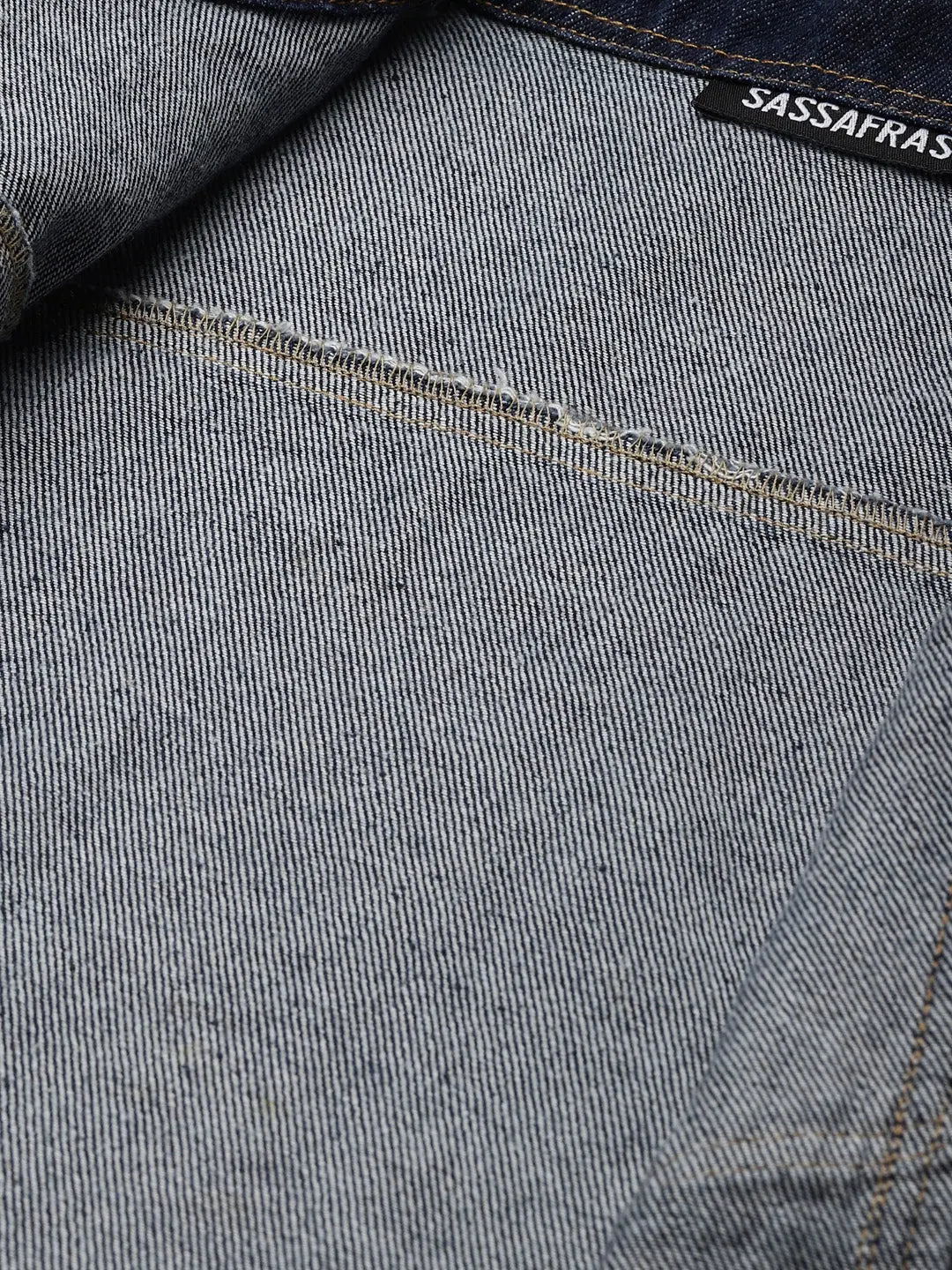 Women's Denim Jacket - Blue 'Girls Gang' Print Fashion Jacket