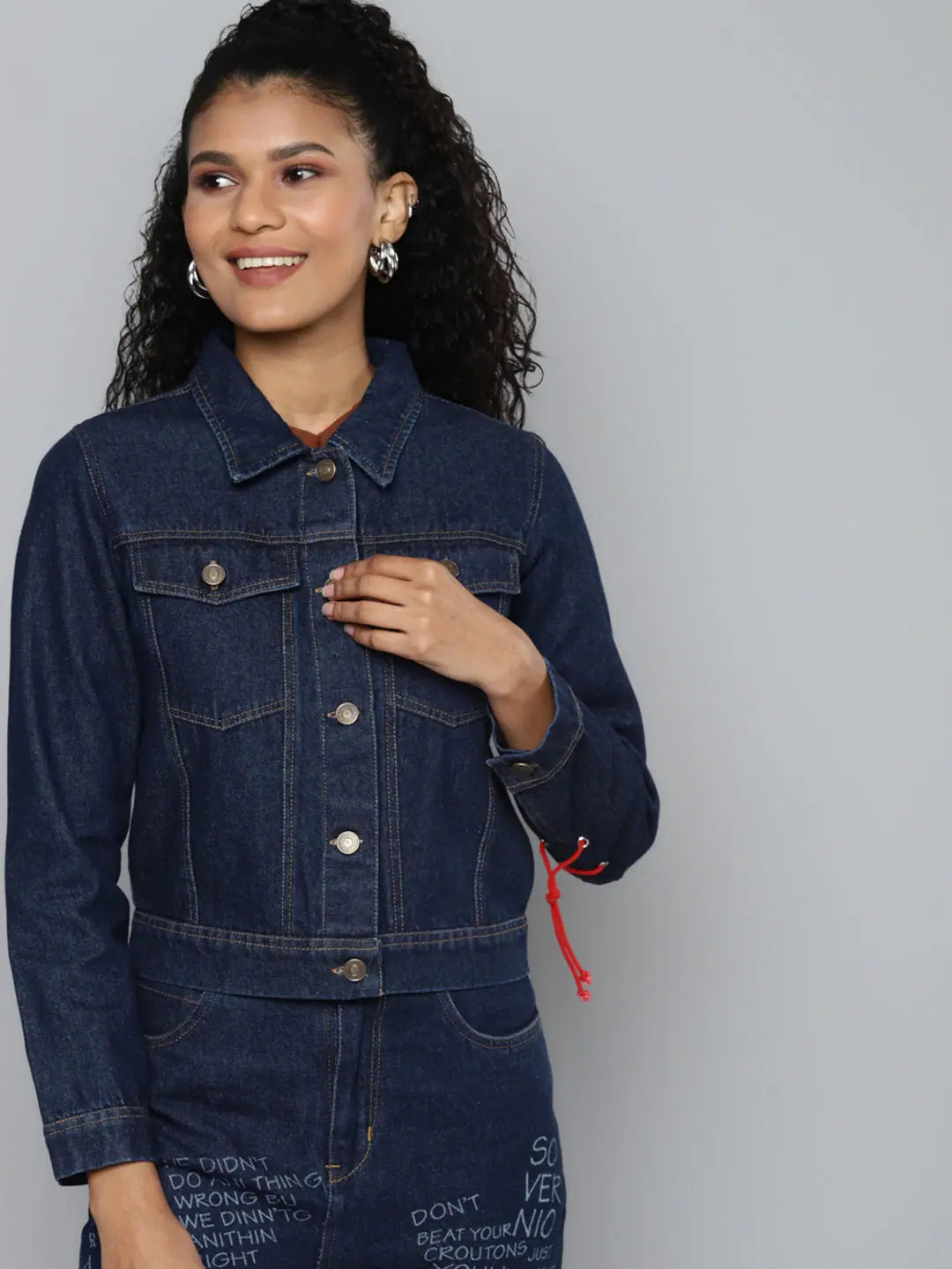 Women's Blue Denim Jacket: Trendy Jackets for Women's Outerwear
