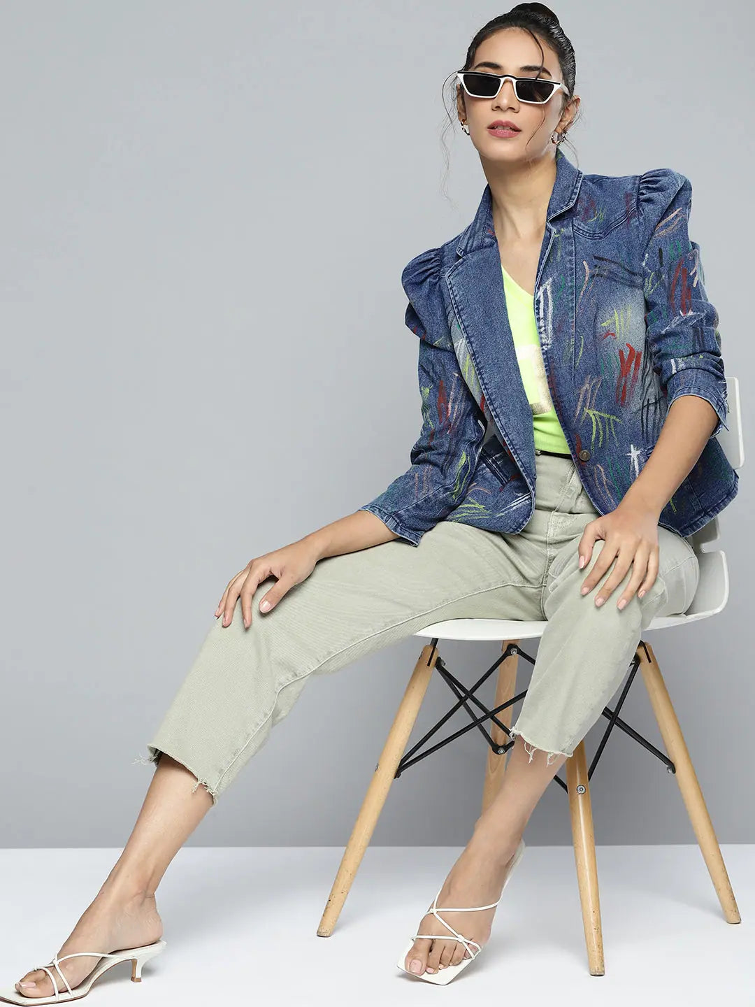 Blue Denim Blazer for Women | Women's Fashion Jackets