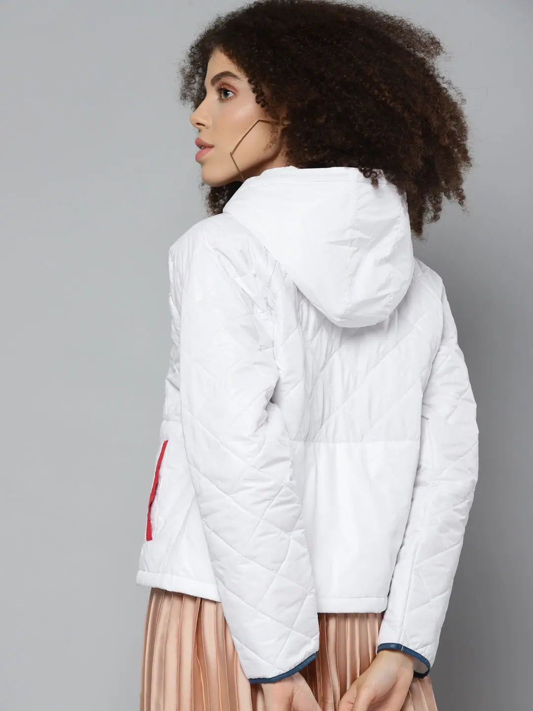 Women's White Puffer Jacket | Trendy Women's Fashion Jackets