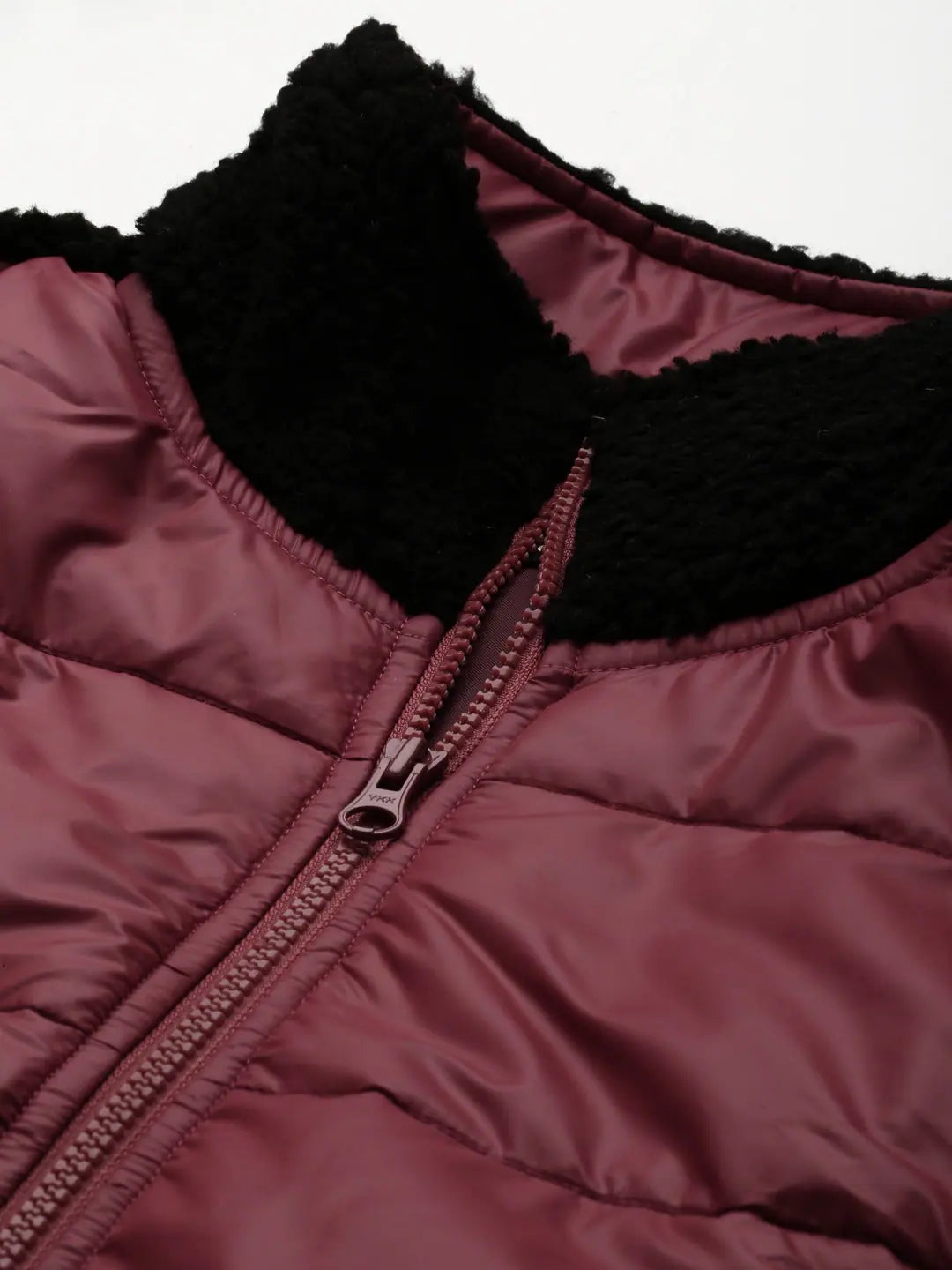 Maroon Fur Jacket | Women's Winter Coats & Outerwear