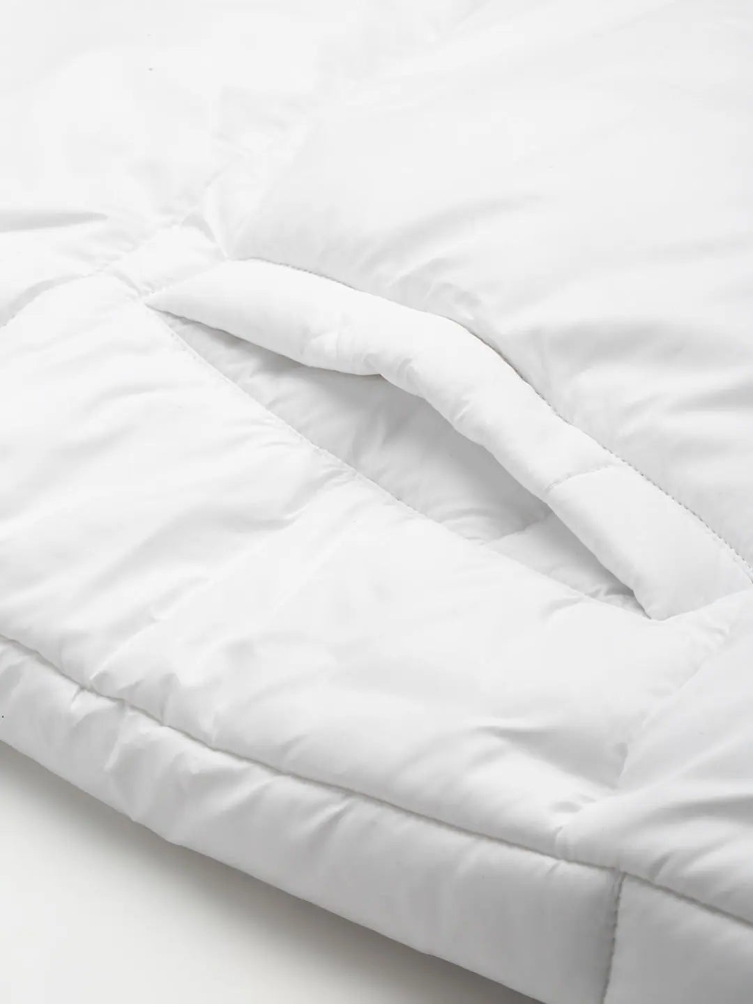 White Quilted Oversized Jacket | Trendy Women's Jackets