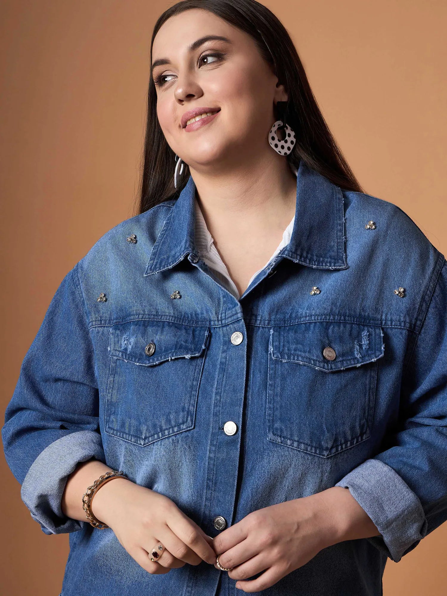 Navy Wash Denim Jacket | Women's Fashion Outerwear