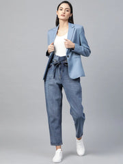 Blue Paper Bag Assorted Waist Jeans