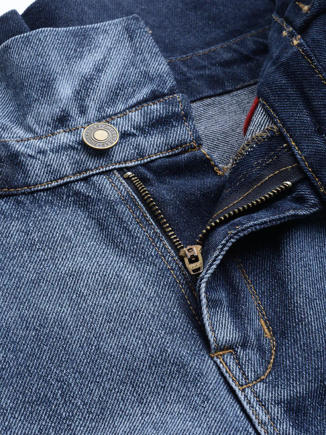 Blue Paper Bag Jeans: High-Waisted Denim, Comfort Fit