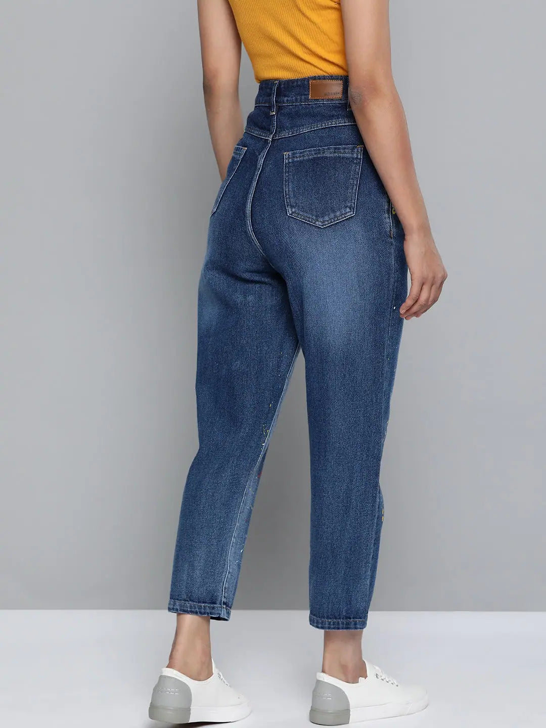Blue Paint Splatter Jeans | Women's Western Clothing