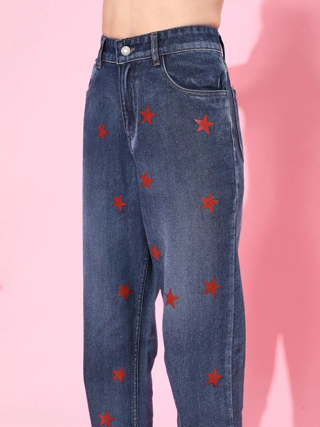 Blue Star Mom Fit Jeans | Western Outfits For Women