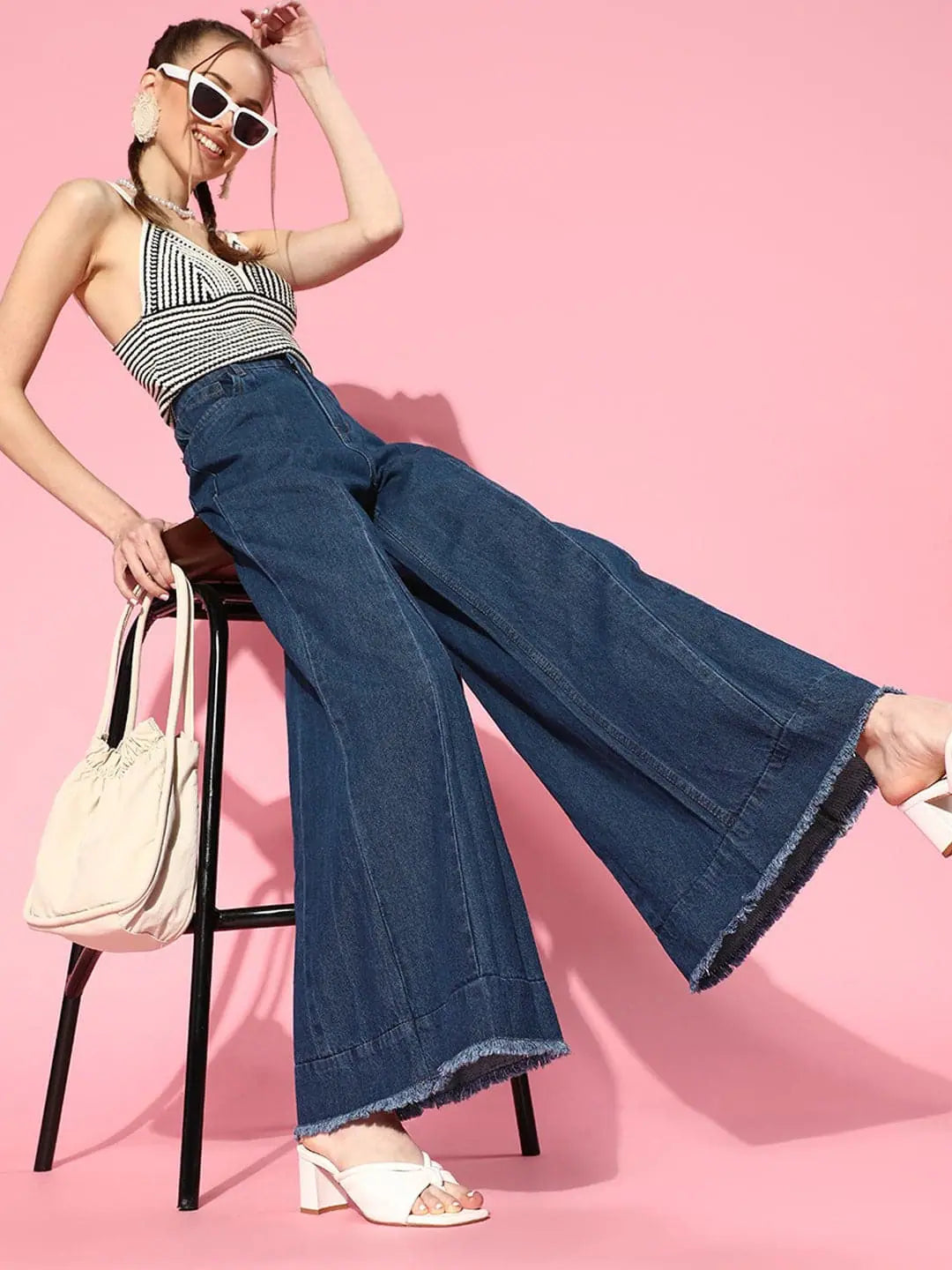 Flared Leg Jeans - Women's Western Wear Denim Comfort Fit