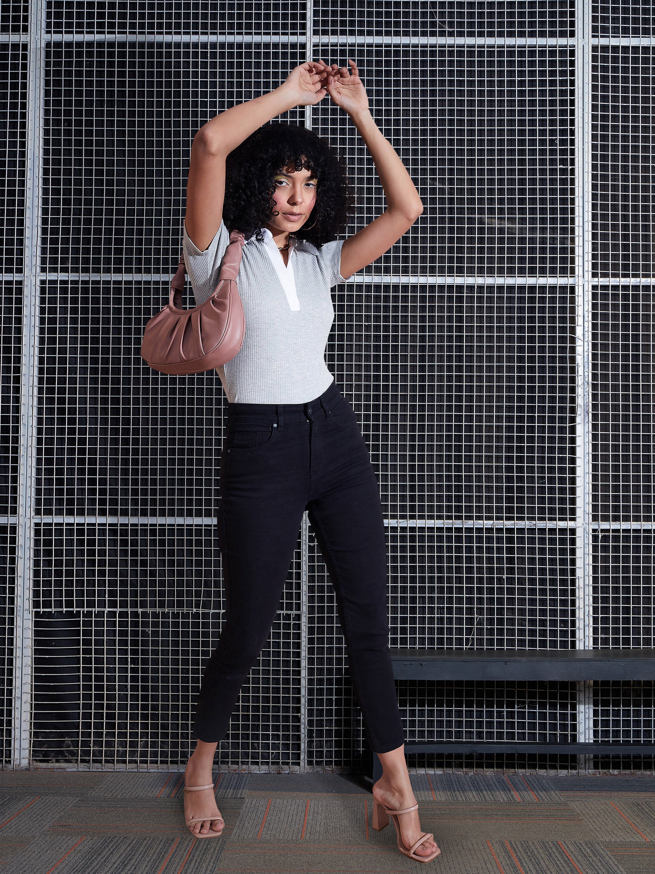 Women Black Denim Premium Relax Jeans-SFJEAN0352_Black