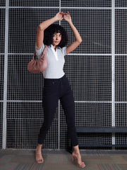 Women Black Denim Premium Relax Jeans-SFJEAN0352_Black