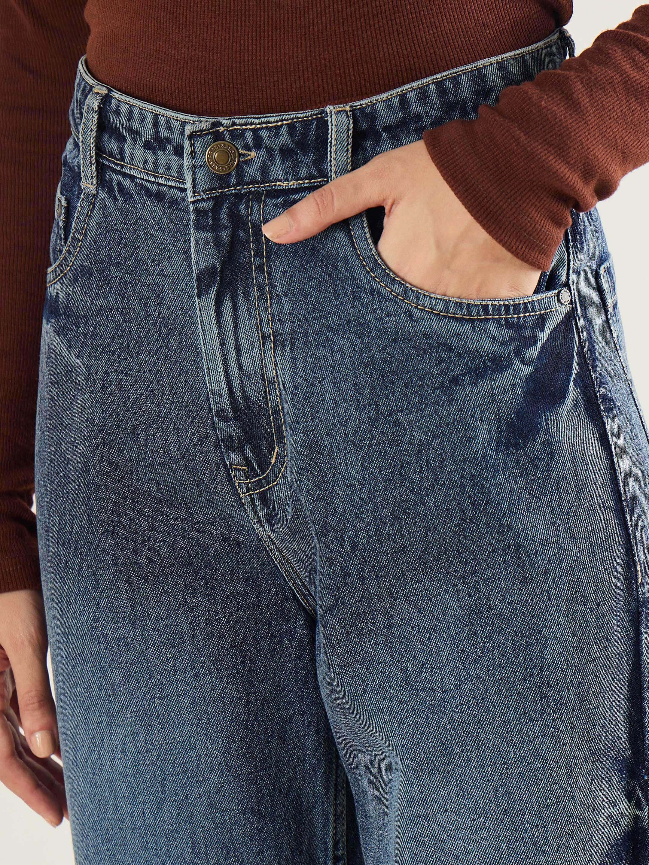 Women Blue Blast Straight Fit Jeans-SFJEAN0837