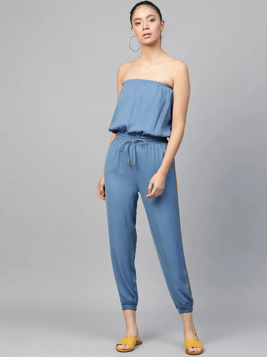 Women's Teal Jumpsuit - Comfortable and Fashionable Look