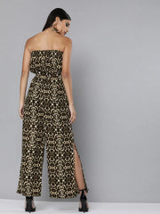 Women Printed Black Jumpsuits & Sets