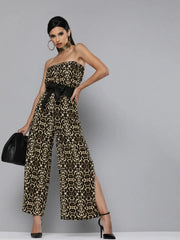Women Printed Black Jumpsuits & Sets