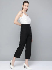 Women Solid White Jumpsuits & Sets