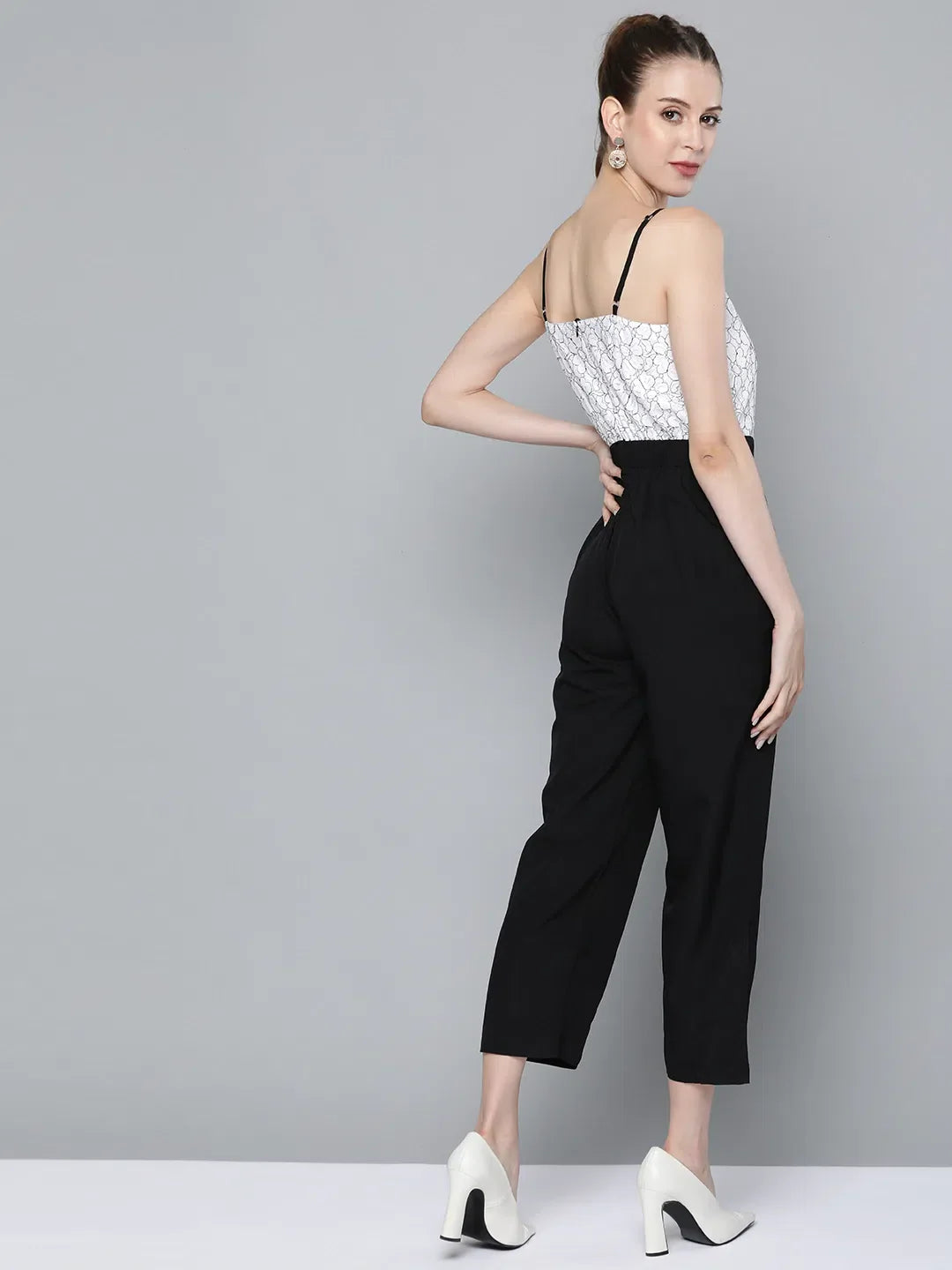 White Lace Jumpsuit | Women's Stylish Lehenga Alternative Set