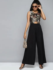 Women Printed Green Jumpsuits & Sets