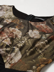 Women Printed Green Jumpsuits & Sets