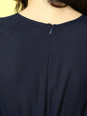 Women Solid Navy Jumpsuits & Sets