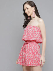 Women Printed Pink Jumpsuits & Sets