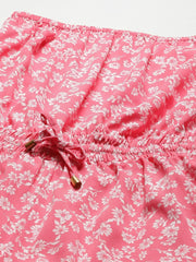Women Printed Pink Jumpsuits & Sets