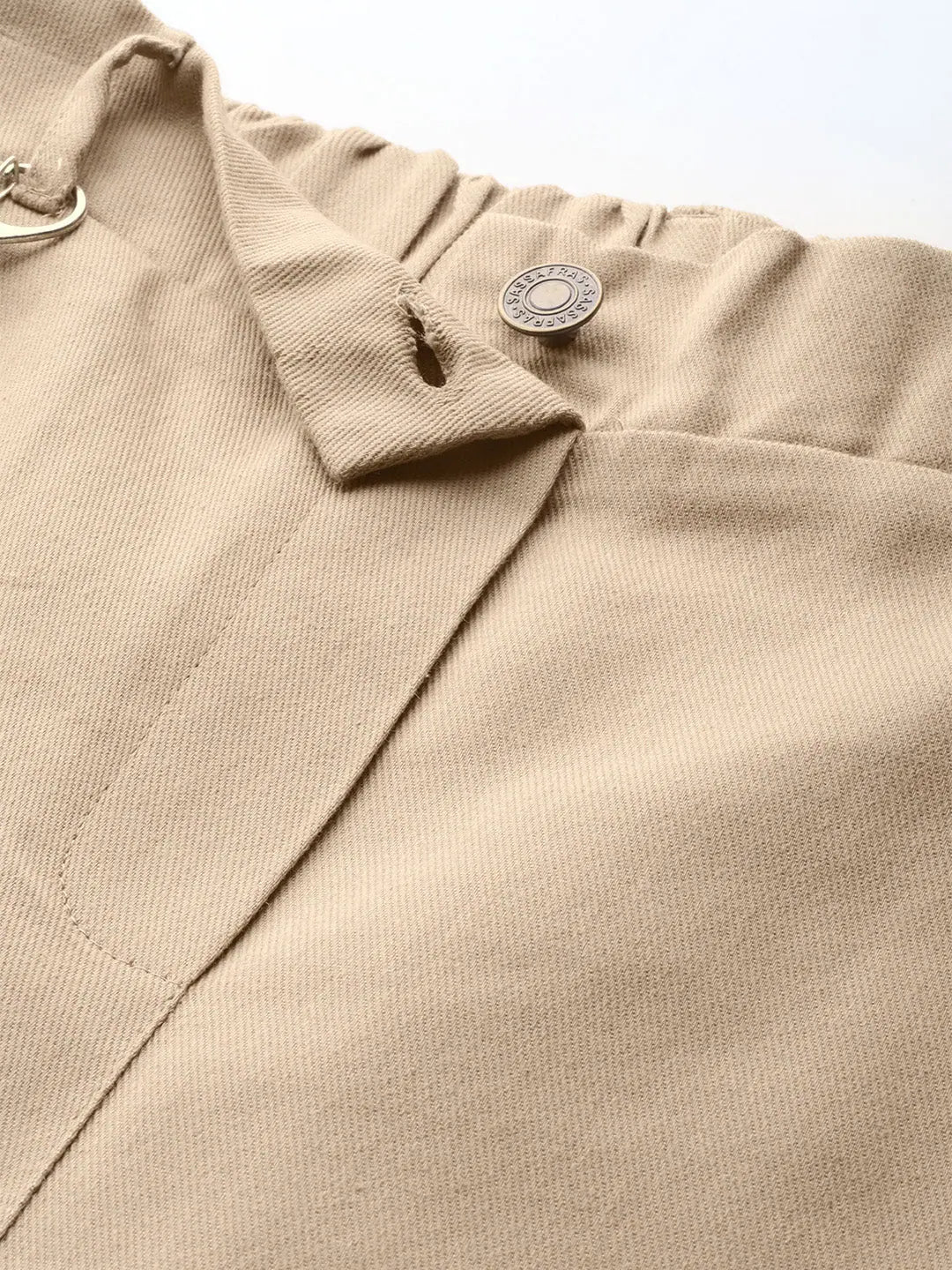 Beige Hip-Hop Cargo Pants | Women's Western Wear Outfits