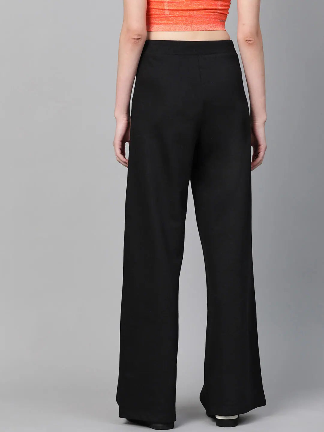 Black Terry Wide Leg Pants - Women's Western Clothing Online