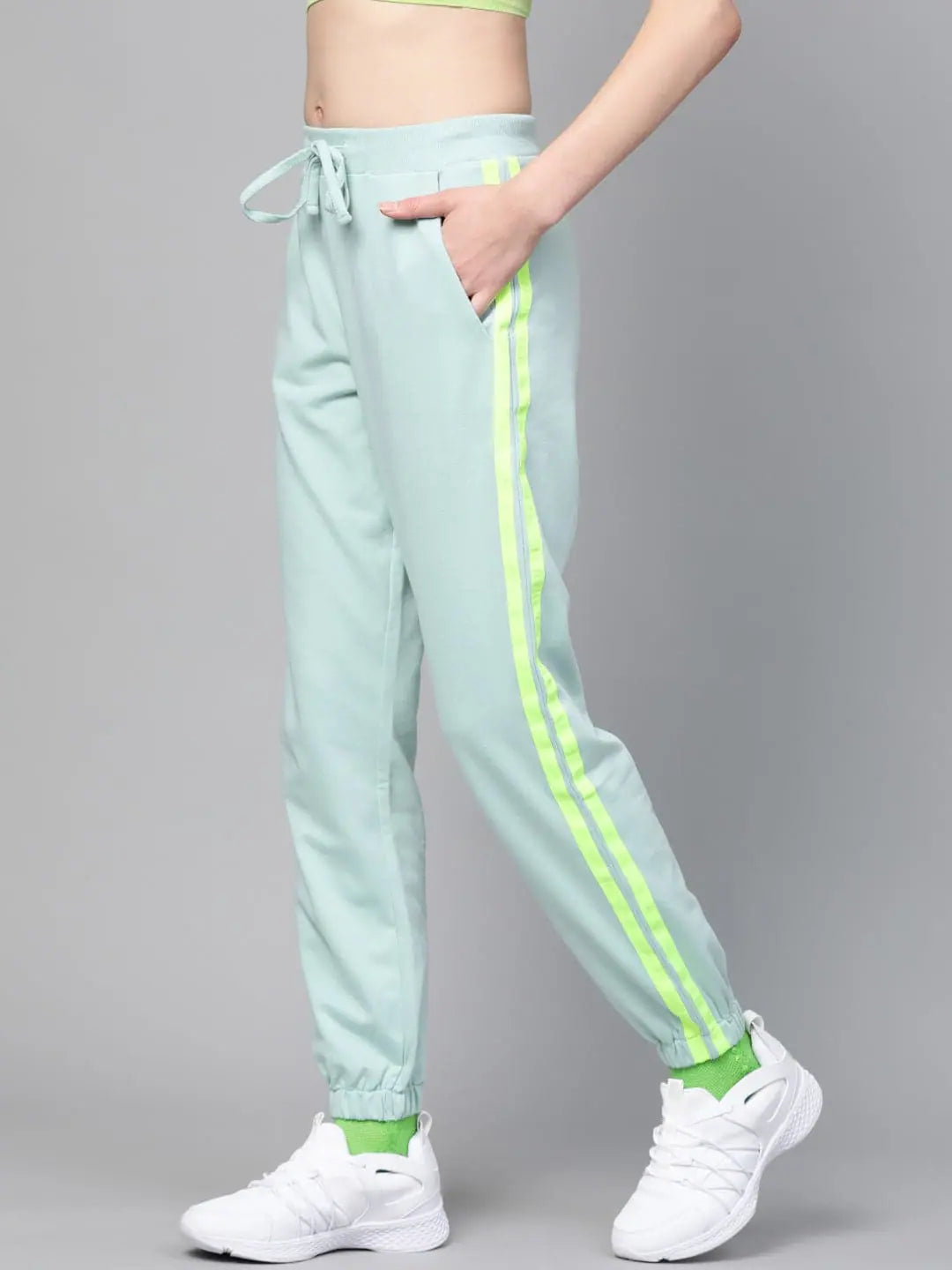 Sea Green Joggers - Activewear Sets & Gym Tank Tops for Women